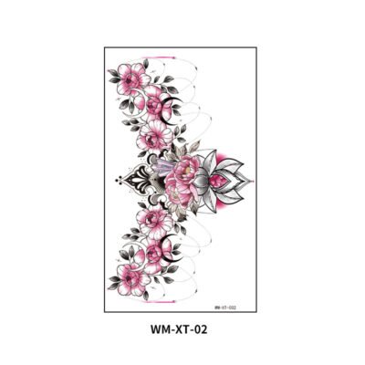 Floral Goddess Breast Tattoo Sticker – WM-XT-02