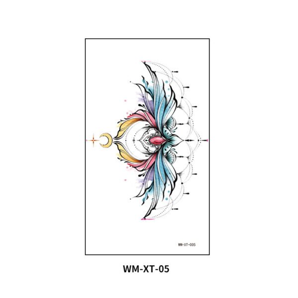 Celestial Wings Breast Tattoo Sticker – WM-XT-05