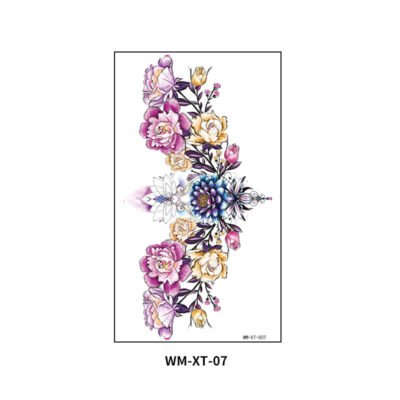 Blossom Radiance Breast Tattoo Sticker – WM-XT-07