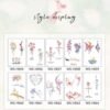 Dream & Passion Mini Tattoo Stickers- WS-H055