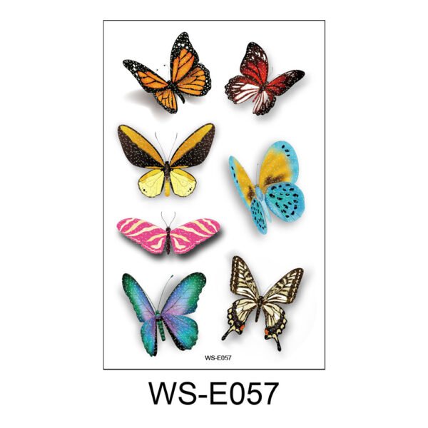Enchanted Butterfly Tattoo Stickers - WS-E057