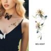 Wildflower Whimsy Tattoo Sticker - WS-H047
