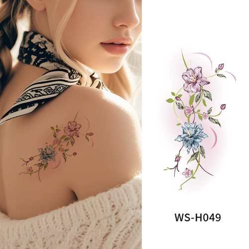 Rose Whisper Tattoo Sticker- WS-H049