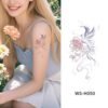 Ethereal Peony Tattoo Sticker - WS-H050