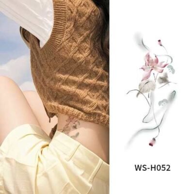 Soft Petals Tattoo Sticker - WS-H052