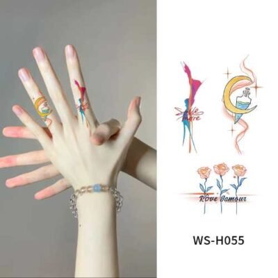 Dream & Passion Mini Tattoo Stickers- WS-H055