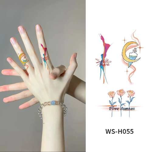 Dream & Passion Mini Tattoo Stickers- WS-H055