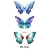 Cosmic Butterfly Tattoo Stickers - WS-C261