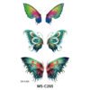 Enchanted Wings Butterfly Tattoo Stickers - WS-C265