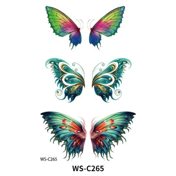 Enchanted Wings Butterfly Tattoo Stickers - WS-C265