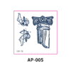 Herbal Waterless Temporary Tattoos | Classique – Cherubs & Corinthian Column Tattoo Set (AP-005)