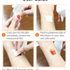 Herbal Waterless Temporary Tattoos | FlutterHeart – Butterfly Heart Tattoo (AP-002)