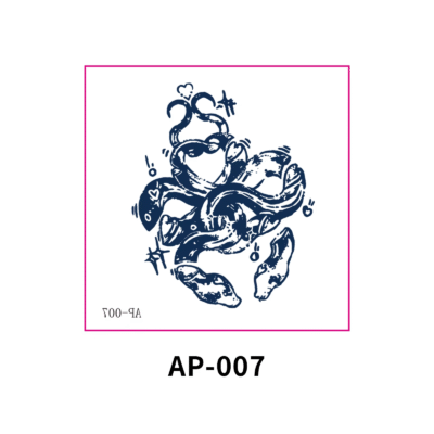 Herbal Waterless Temporary Tattoos | LoveLocked – Hearts & Chains Tattoo (AP-007)