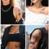 Herbal Waterless Temporary Tattoos | FlutterHeart – Butterfly Heart Tattoo (AP-002)