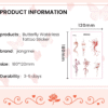 Waterless Temporary Tattoos | FlameWings – Abstract Butterfly Tattoo Set (PP-006)