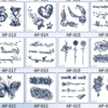 Herbal Waterless Temporary Tattoos | FlutterHeart – Butterfly Heart Tattoo (AP-002)