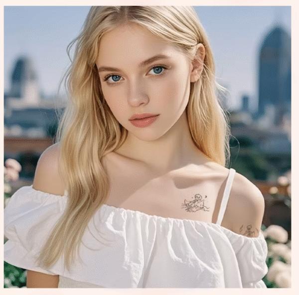 Waterless Temporary Tattoos| LunarMyst – Celestial Koi & Serpent Tattoo Set (BP-004)